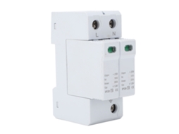 Dispositivo De Proteção Contra Surto 2p 10-20ka Spd Ac 275v Para Instalação Em Rail 35mm Residencial
