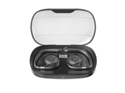 Auriculares Abertos Carregamento Dágua Bestvite Bluetooth Preto