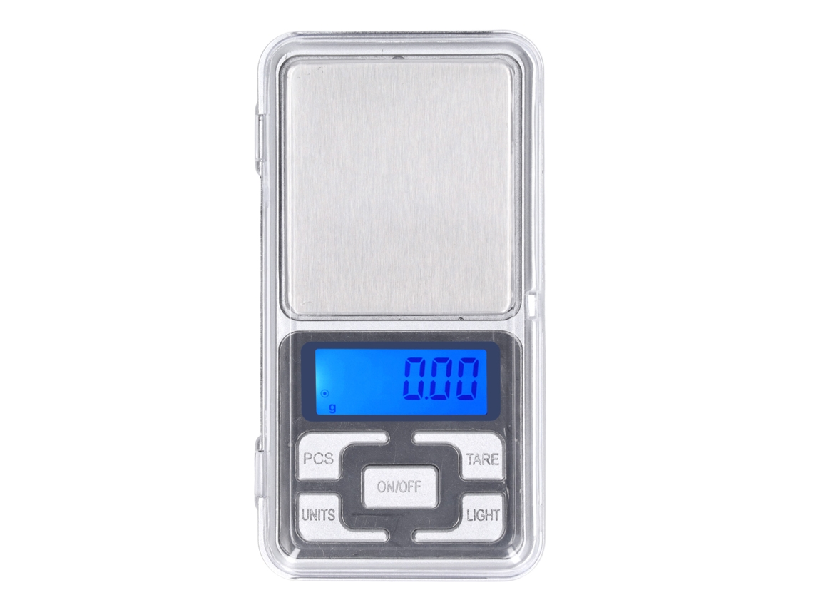 Mini Balança AQUAFORGE multifuncional de 200 G/0,01 G com visor LCD para alimentos e joias