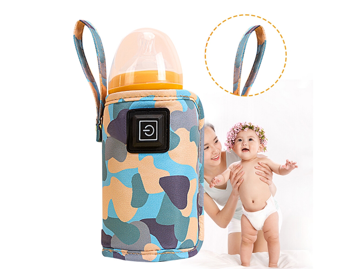 Aquecedor De Mamadeira Usb Com Termostato, Bolsa Aquecedora De Viagem, Bolsa Portátil Para Alimentação, Azul SUNNY SPACES