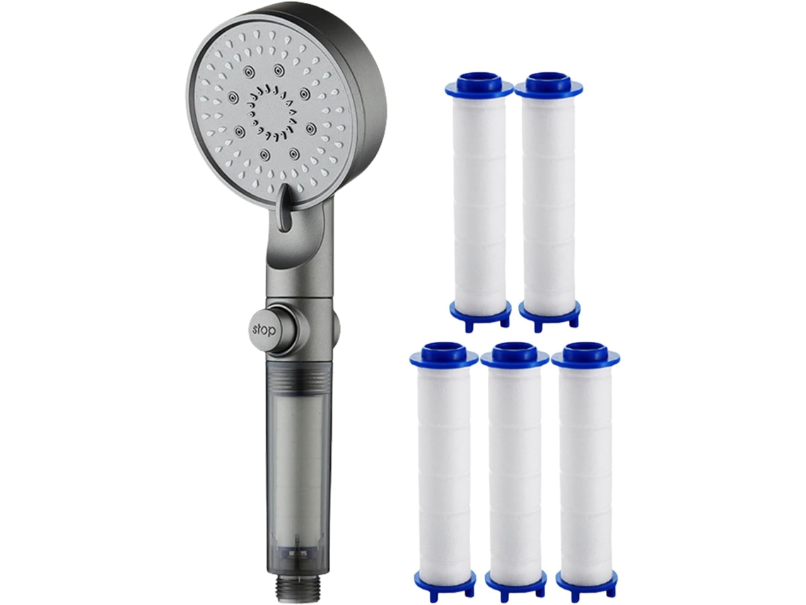 Chuveiro De Alta Pressão - Pulverizador Manual Com Filtro, De Até Cinco