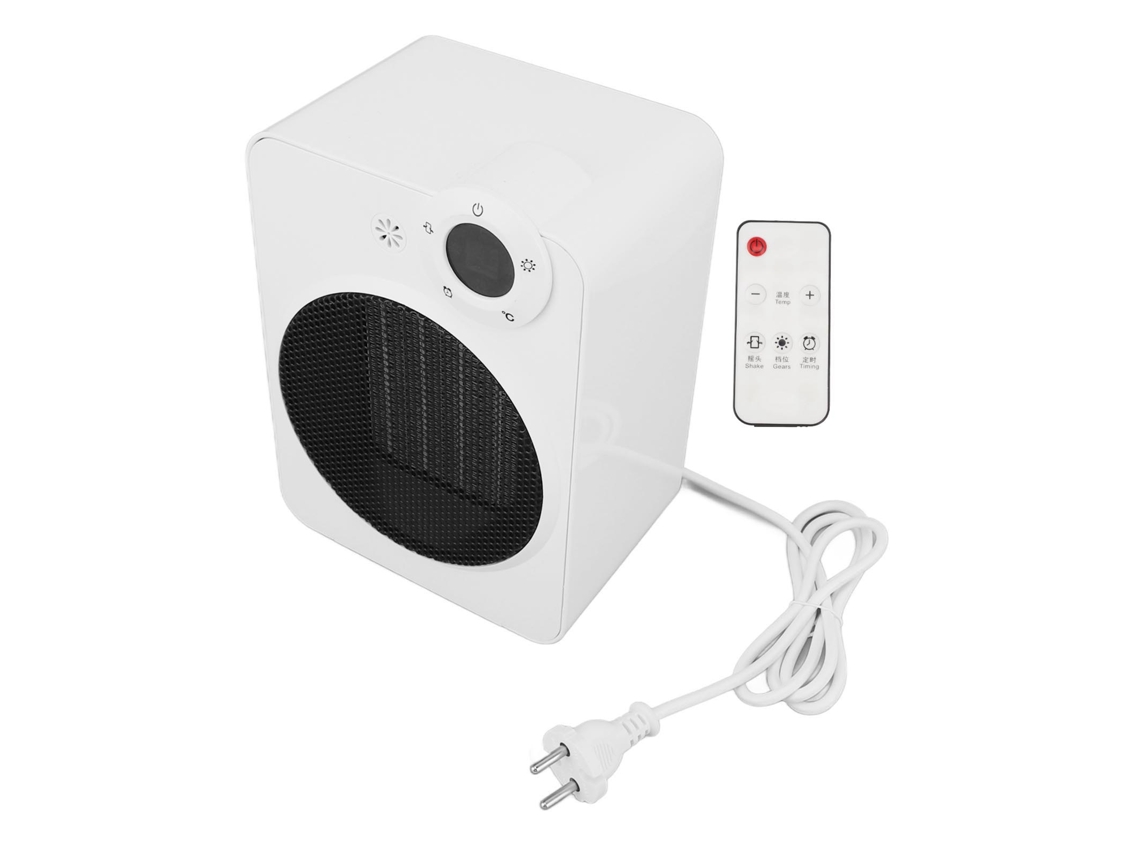 Laxiscreed Ventilador 2 Em 1 Quente/frio Com Display Digital E Aquecedor Cerâmico Ptc
