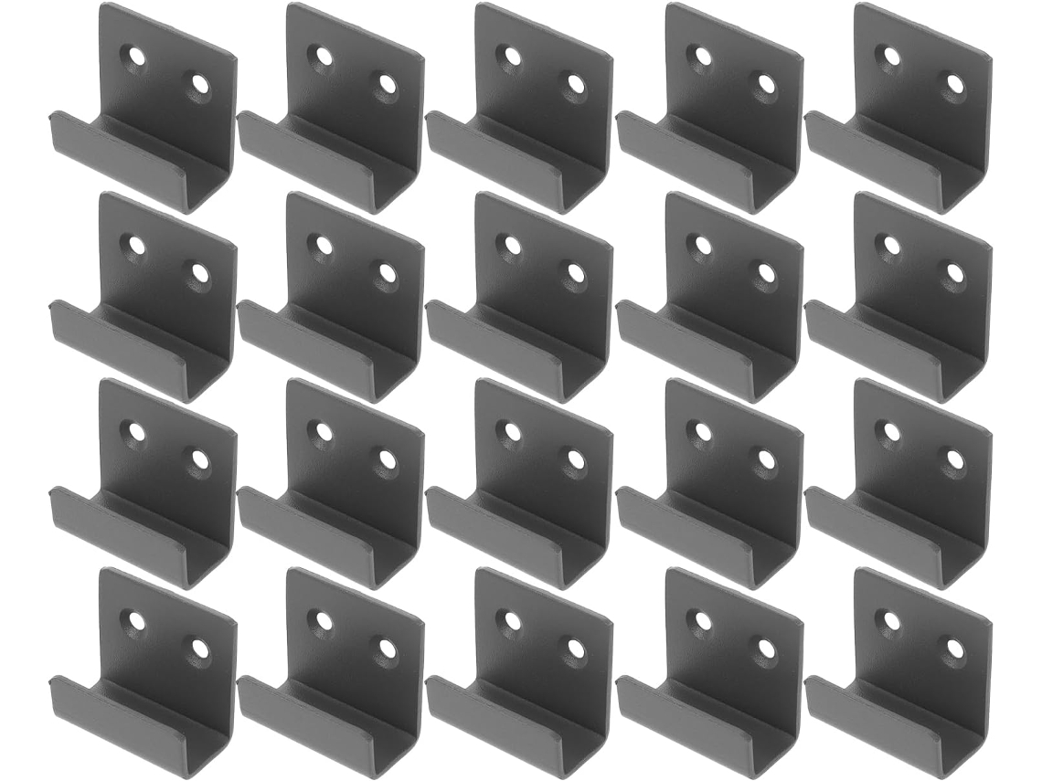 Ganchos Metálicos Quadrados Pendurar Azulejos De Cerâmica Na Parede, Suporte Resistente De 15mm, 20 Peças, Clipes