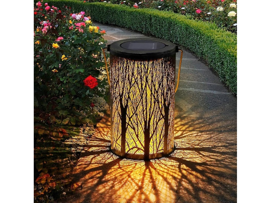 Luzes Solares Para Jardim Exterior Zk-led Metal Retro À Prova De Água Decorativa Balcão Jardim