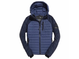 Casaco para Homem SUPERDRY Kiso Padded Racer Azul para Esqui S