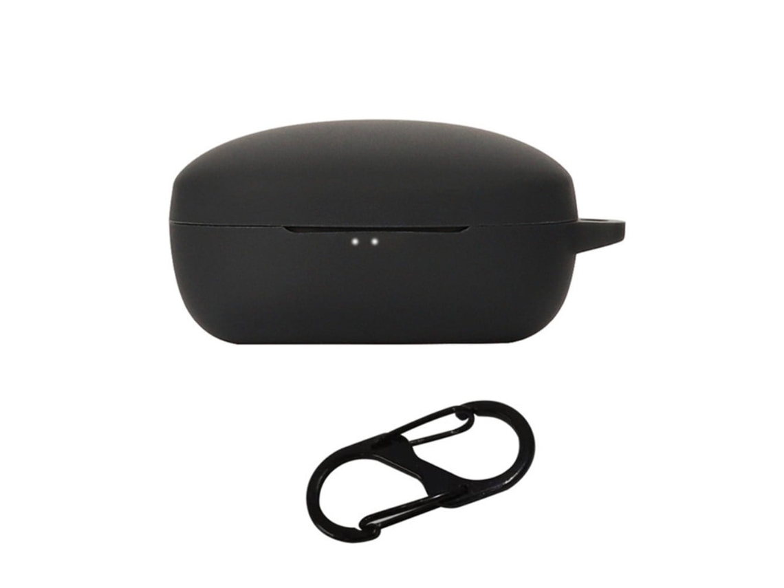 Capa De Silicone Com Fivela Para Soundcore Life Note E Preto Brilvibera