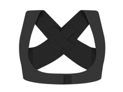 Corretor De Postura Para Suporte Das Costas - Leve E Respirável Black S