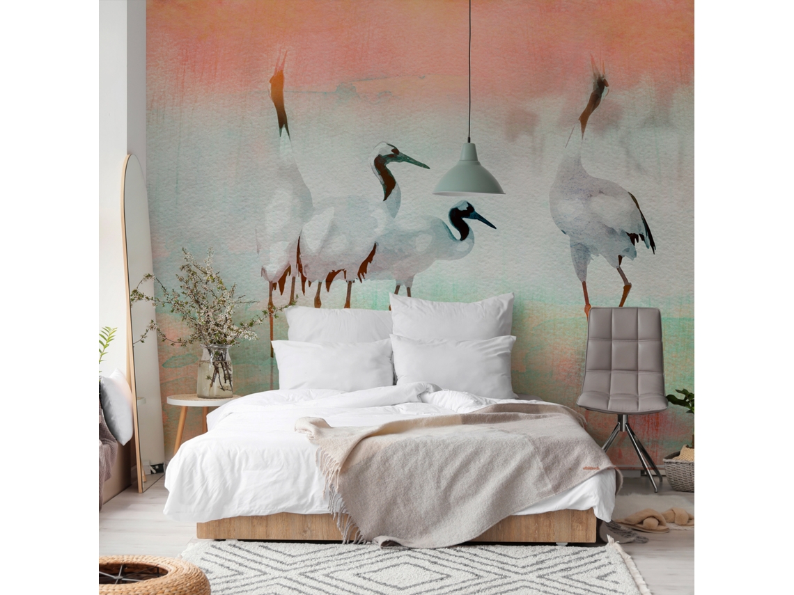 Papel de Parede ARTGEIST Cranes in Pastels (196x140)