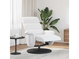 Vidaxl Poltrona Reclinável Branco 98 X 71 X 106 Cm Pu