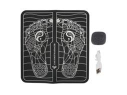 Manta De Massagem Para Os Pés Com Usb E Lcd, Estimulador De Pés Com Ems