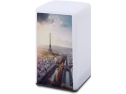 Luminária De Mesa A Bateria, Com Vista Aérea Da Paisagem Urbana De Paris, Luminária De Leitura Para Mesa Ou Quarto, Que
