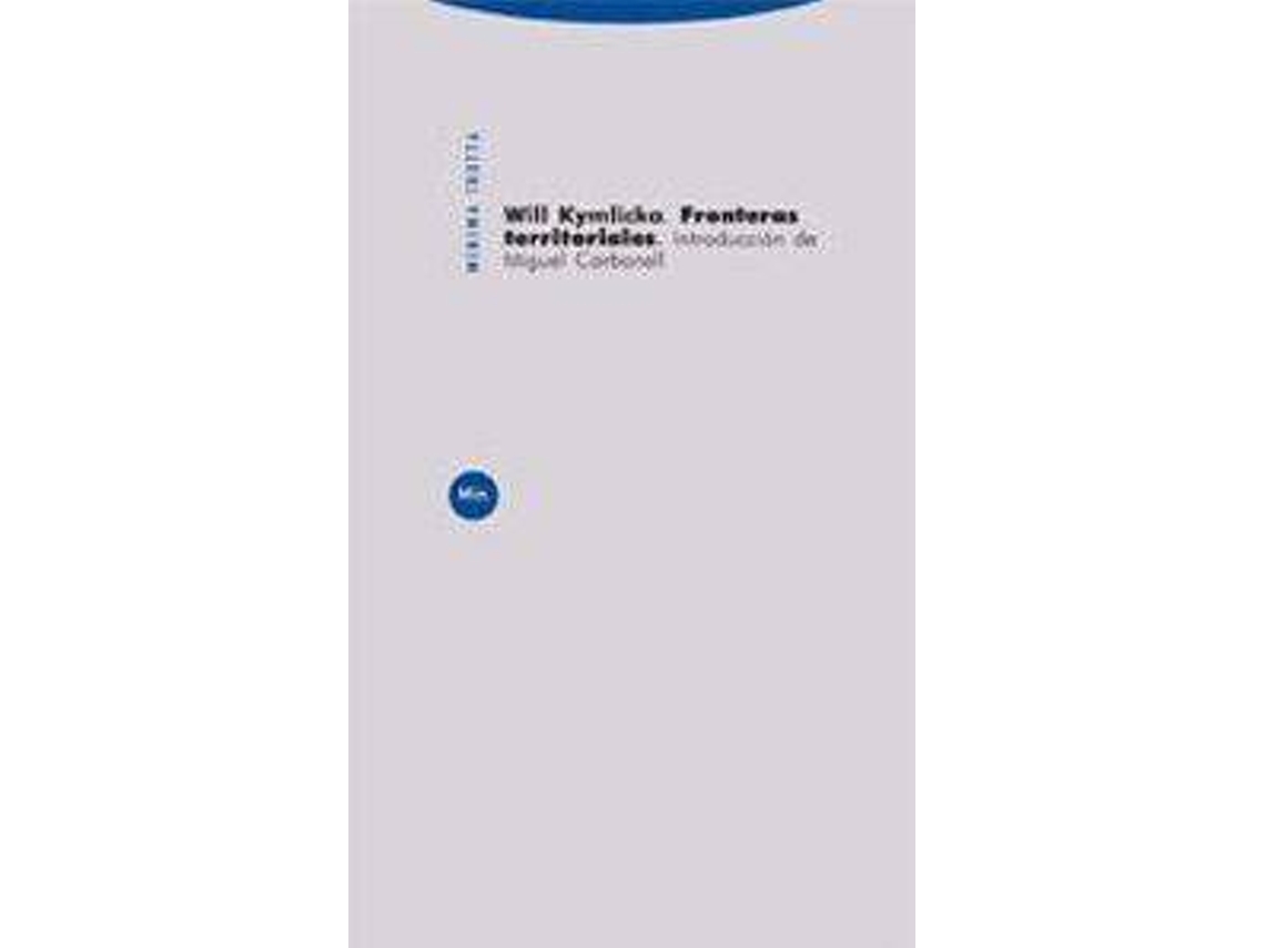 Livro Fronteras Territoriales de Will Kymlicka (Espanhol)