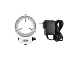 Luz Anular Led Com 144 Pérolas Para Microscópio Com Brilho Ajustável Câmara Branca