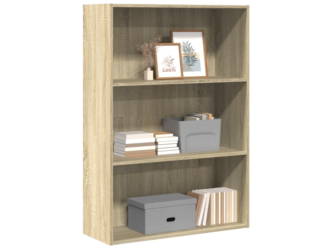 Vidaxl Estante 80x30x114 Cm Derivados De Madeira Carvalho Sonoma
