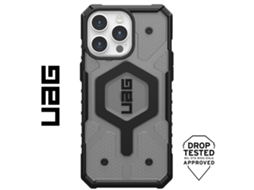 Capa para iPhone 15 Pro UAG Silicone Cinzento