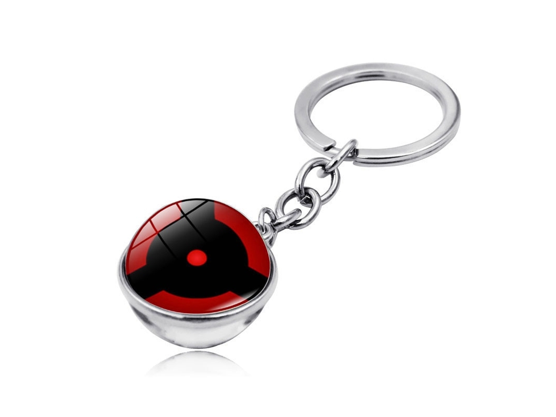 Gantungan Kunci Anime Naruto Sharingan Aksesori Gantungan Kunci Tas Mobil Liontin Gantungan Kunci