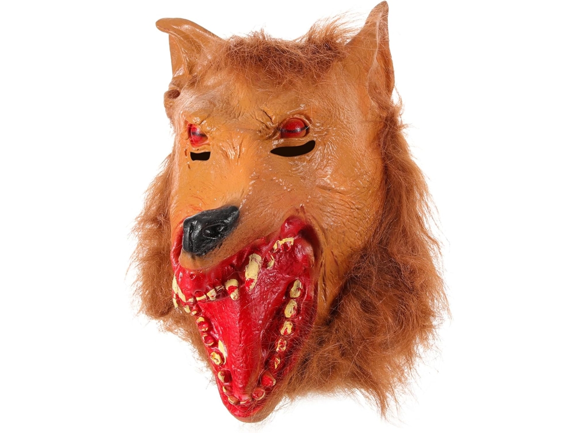 Máscara de Lobo para Halloween, Decorativa e Cosplay, Acessório Confortável para Festas e CHABERLU