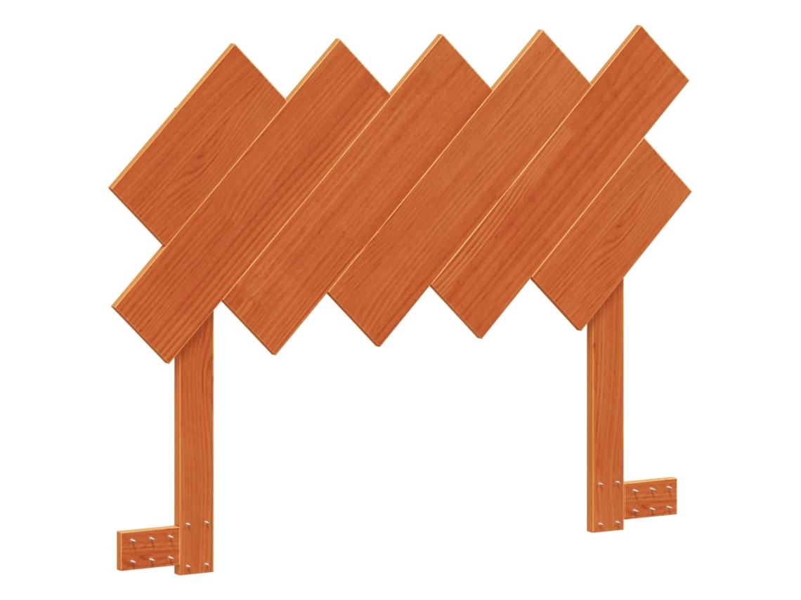 Headboard, Headboards Vidaxl Marrom Madeira De Pinho (104  X  80.5 Cm)