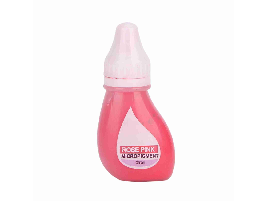Tinta De Tatuagem De Planta Natural Semipermanente Para Lábio Sobrancelha Eyeliner Pigmento Longo Duradouro Rosa
