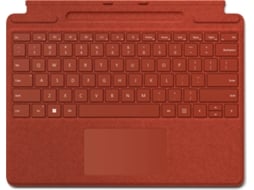 Bundle Teclado MICROSOFT Surface Pro X/Pro 8/Pro 9 + Caneta Stylus Vermelho