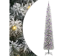 Conjunto 1 Árvore De Natal Vidaxl Verde Pvc (270 Cm)