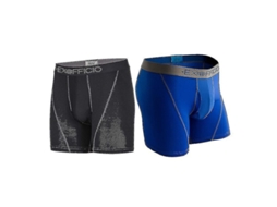 Conjunto de 2 Calcinha Boxer Masculino Exofficio Sport Mesh 6 Polegadas EUA