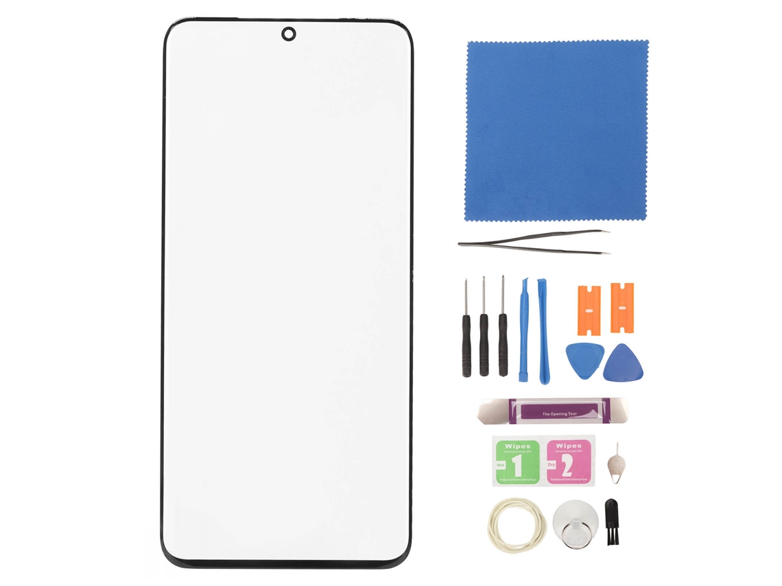Mali kit de Reparo de Vidro da Tela Frontal Externa para Samsung Galaxy S20 5g G981 Série Preto