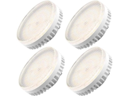Rebe lâmpada Led Gx53 9w Alumínio Fundido 6000k Branco Frio Econômica de Energia para Gabinetes Mostradores Armários