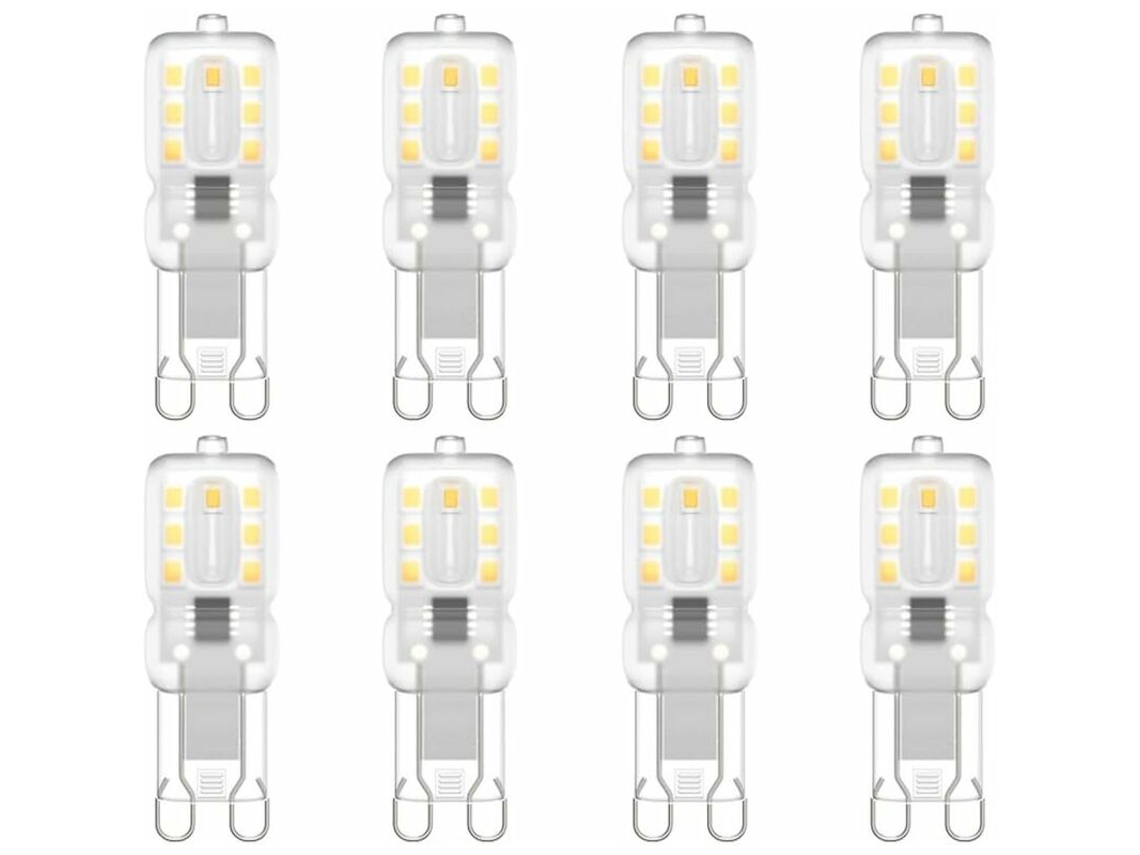 Lâmpada Led G9, Led G9 220v Branco Natural 3000k 3w Equivalente Halogênio Brilvibera