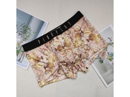 2026 roupa Interior de Pareja de Encaje Sexy de Seda Hielo Bajo Talón para Mulher e Boxer Confortável para Homem Secagem Rápida Sem Costuras