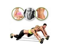 Lurelia Roda Abdominal Ab Trainer Roda Braço Cintura Perna Fi