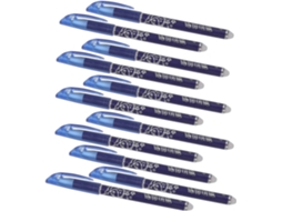 Canetas Apagáveis Stobok, Ponta Fina De 0,5 Mm, Azuis, Com Tinta