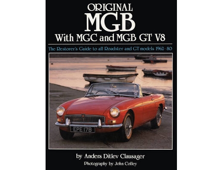 Livro original mgb with mgc and mgb gt v8 de anders ditlev clausager (inglês)