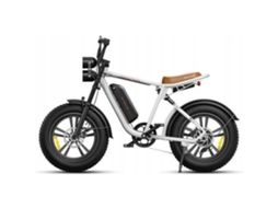 M20 Bicicleta Elétrica 20 Autonomia 75km Bateria 48v13ah Totalmente Suspensa Shimano 7 Velocidades Mtb Fat Bike, Branco Engwe