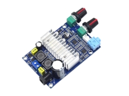 Placa amplificadora de graves TPA3116D2 100W 12-24V para home theater e módulo amplificador portátil.