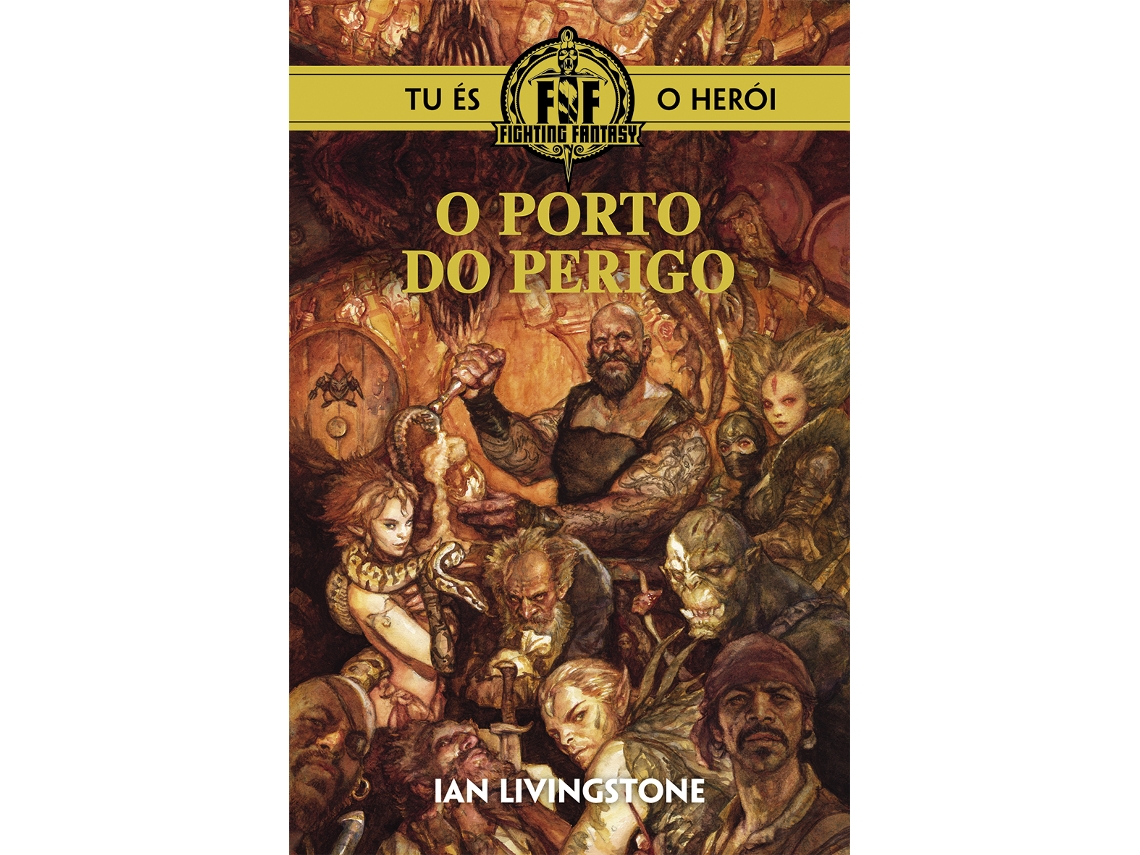Livro O Porto Do Perigo de Ian Livingstone (Português)