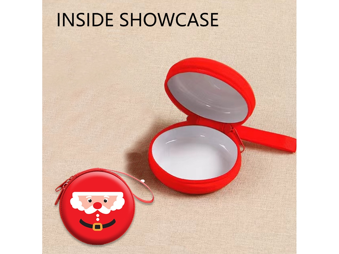 6 Portas-Moedas Miniatura Natal com Zíper e Decoração de Natal RNEMITERY