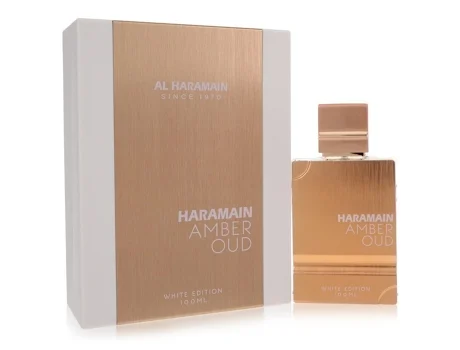 Eau De Parfum Al Haramain Amber Oud White Edition by Al Haramain Spray (Unisex) 3.4 oz (100 ml)