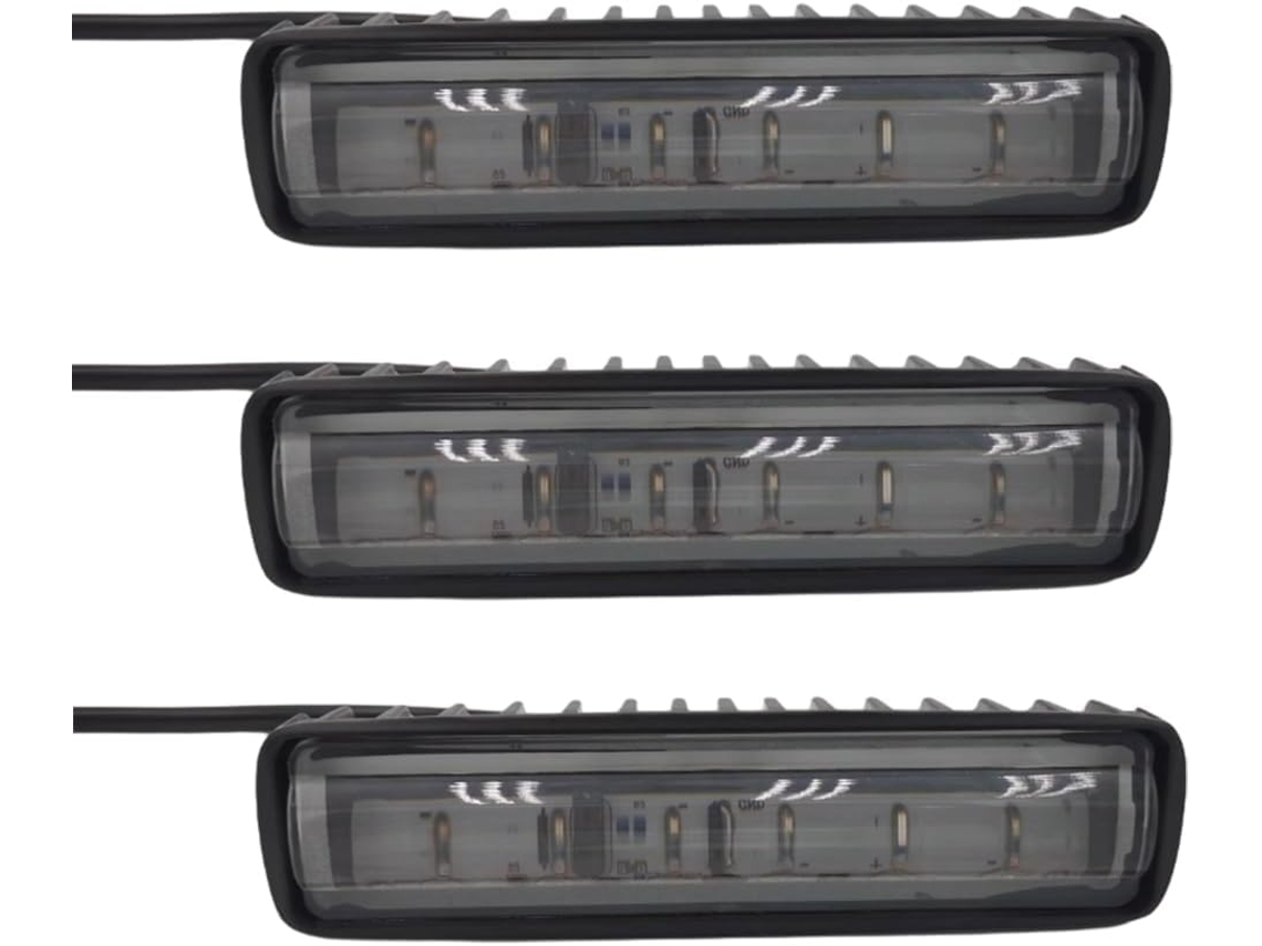 Sinalizadores Led À Prova D Água Riloer Para Empilhadeiras, Compatíveis Com Todos Os Modelos 6 Leds Vermelhos