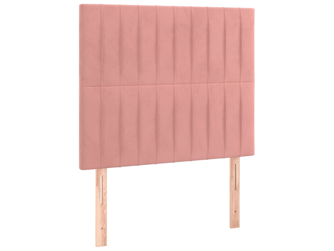 Headboard, Headboards Vidaxl Cor-de-rosa Veludo (90 Cm)