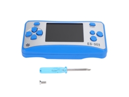 Mali controle de Console de Jogos Mini com Tela Colorida 2.5 Polegadas 168 em 1 Clássico Azul e Prata