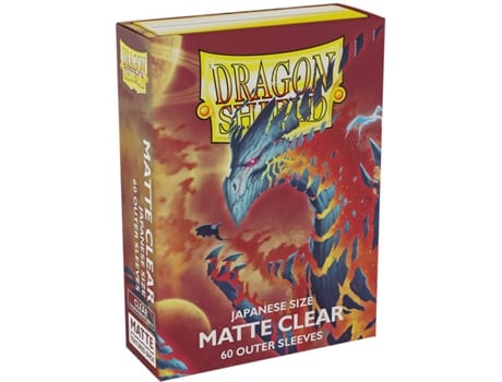 Capas ARCANE TINMEN Dragon Shield Matte Small Clear Outer Sleeves Clear Cosmere