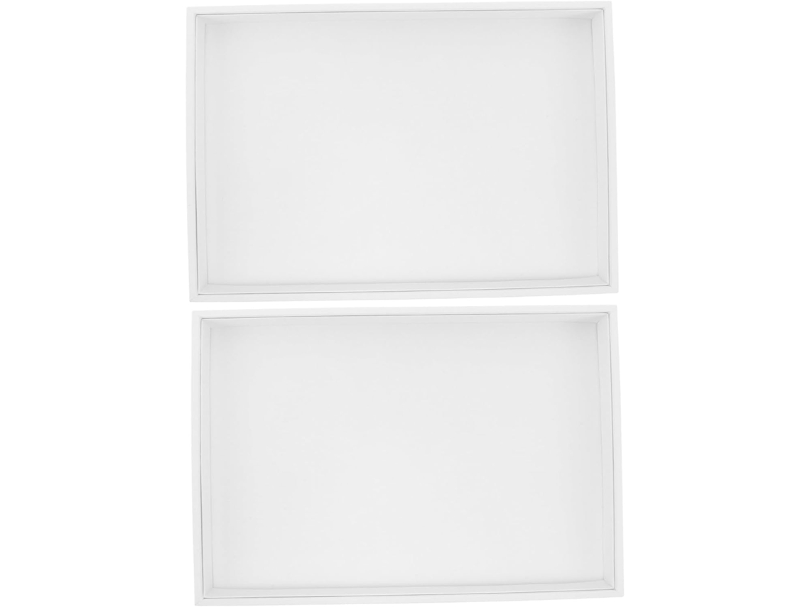 Conjunto De 2 Bandejas Para Joias, Ideais Para Guardar E Exibir Colares, Anéis E Outras Peças.