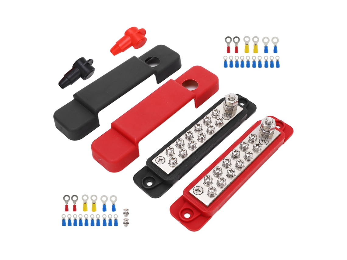 Bloco de Distribuição de Energia 12 Vias YURU 12v 180a
