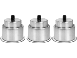 Conjunto de 3 peças de suporte em aço inoxidável para carro, autocaravana e barco, com suporte padrão.
