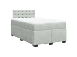 Box Spring Bed, Box Spring Beds Vidaxl Cinzeto Veludo (120 X 200 Cm)