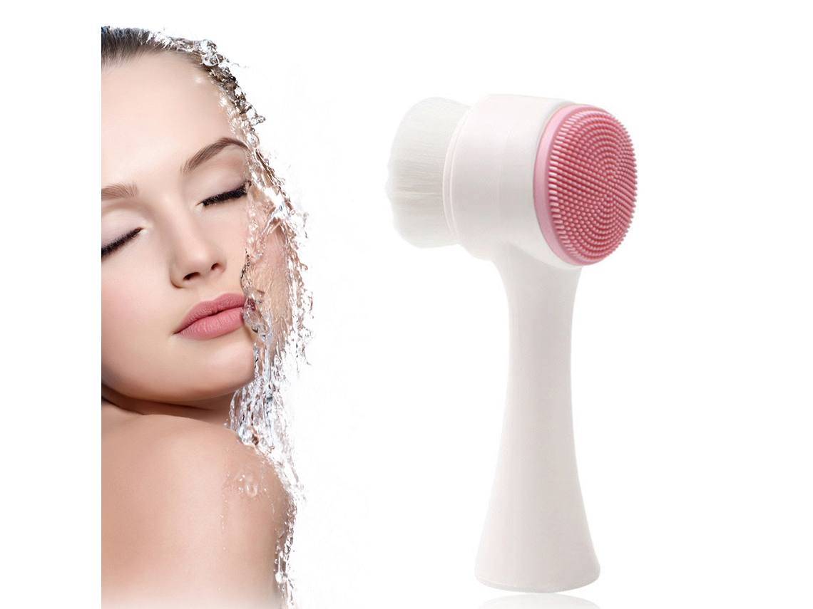 Escova Facial Manual Para Exfoliação E Cuidado Com A Pele