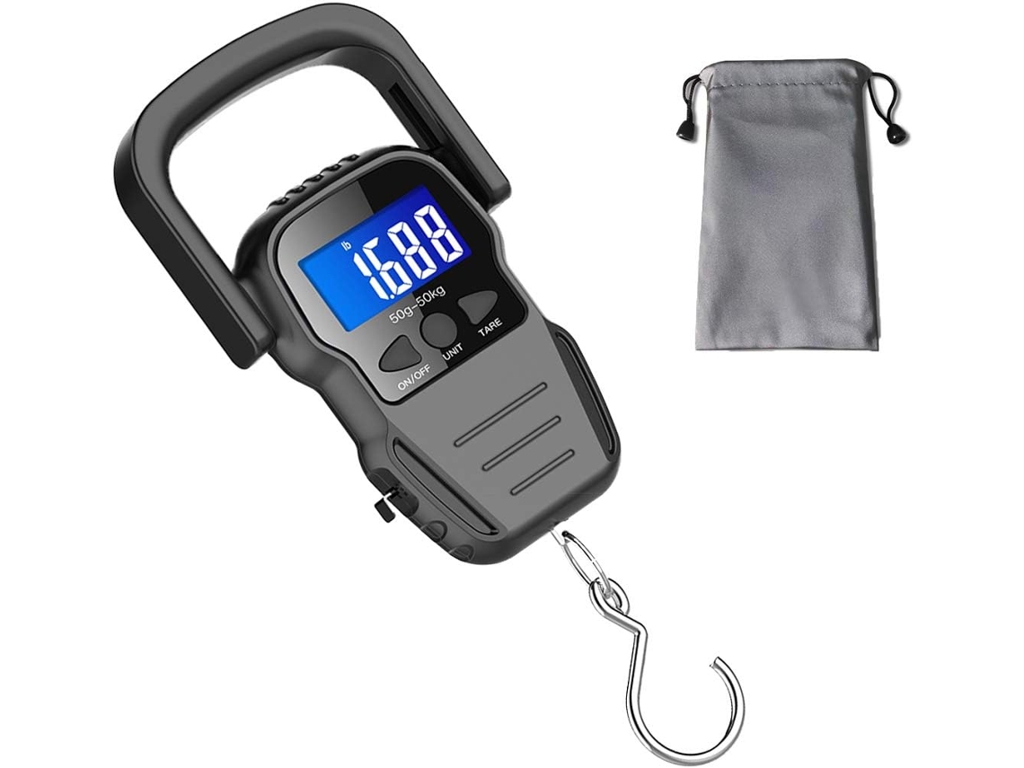 Balança Digital De Viagem Com Bateria Recarregável, Balança Portátil Para Bagagem Suspensa Para Viajantes Frequentes, Capacidade Máxima De 50 Kg