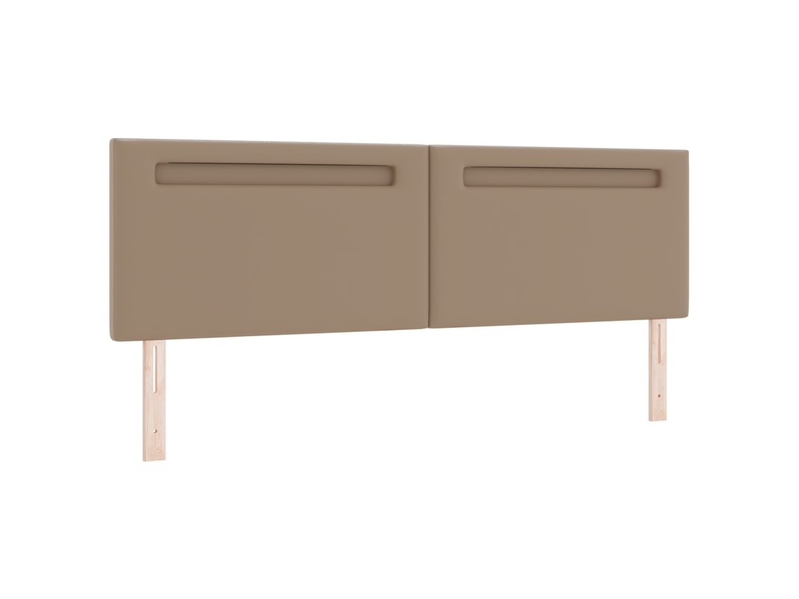 Cabeceira De Cama Minimalista Cappuccino Vidaxl Preto Madeira