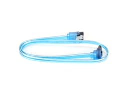 Aetheria cabo Sata 3.0 Transparente Azul para Ssd e Pc com Conector Reto e Curvo para Transmissão de Dados